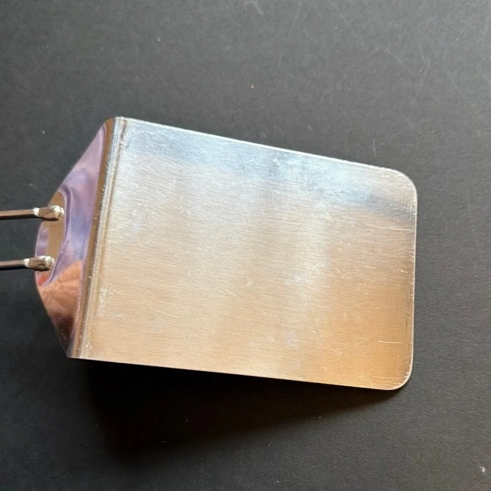 Vintage Stainless Steel Brownie Server Rectangular Cake Spatula Wire Loop Handle
